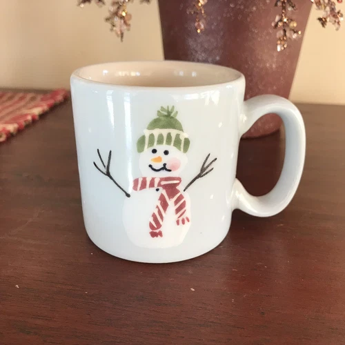 Hartstone Pottery Snowman Snow People Child Mug