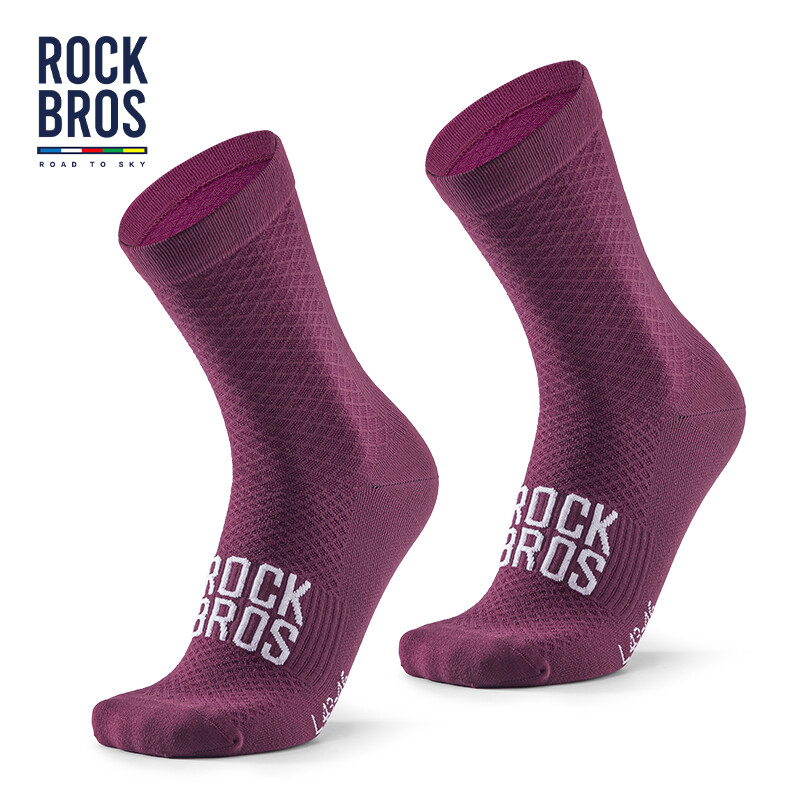 ROCKBROS Cycling Socks Breathable Wicking Athletic Compression Road to Sky Socks