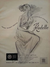 1948 Womens Radelle Sculptured Lingerie Smart Women Prefer Original Fashion Ad