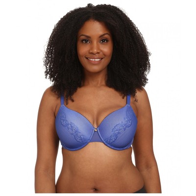 NATORI SMOOTH SCROLL FULL FIGURE CONTOUR UNDERWIRE BRA #736095 PURPLE 36 DDD $74