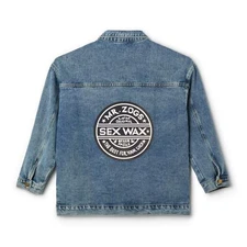 Mr. Zog's Sex Wax Outlaw Surf B/W Logo Women's Denim Jacket