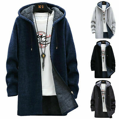Fluffy Lined Hoodie Coat Casual 