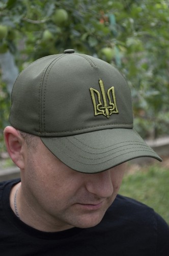 ZSU Gorra Oliva, Gorra de Béisbol Táctica Ejército Caqui, Gorra con Tridente 3D - Imagen 3 de 5