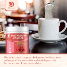 120g Magnesium Glycinate Complex Powder Help Sleep Bone Muscle Health Supplement