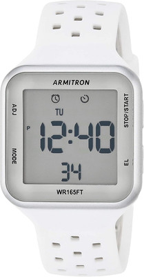 Armitron Sport Unisex Digital Chronograph Silicone Strap Watch, 40/8417