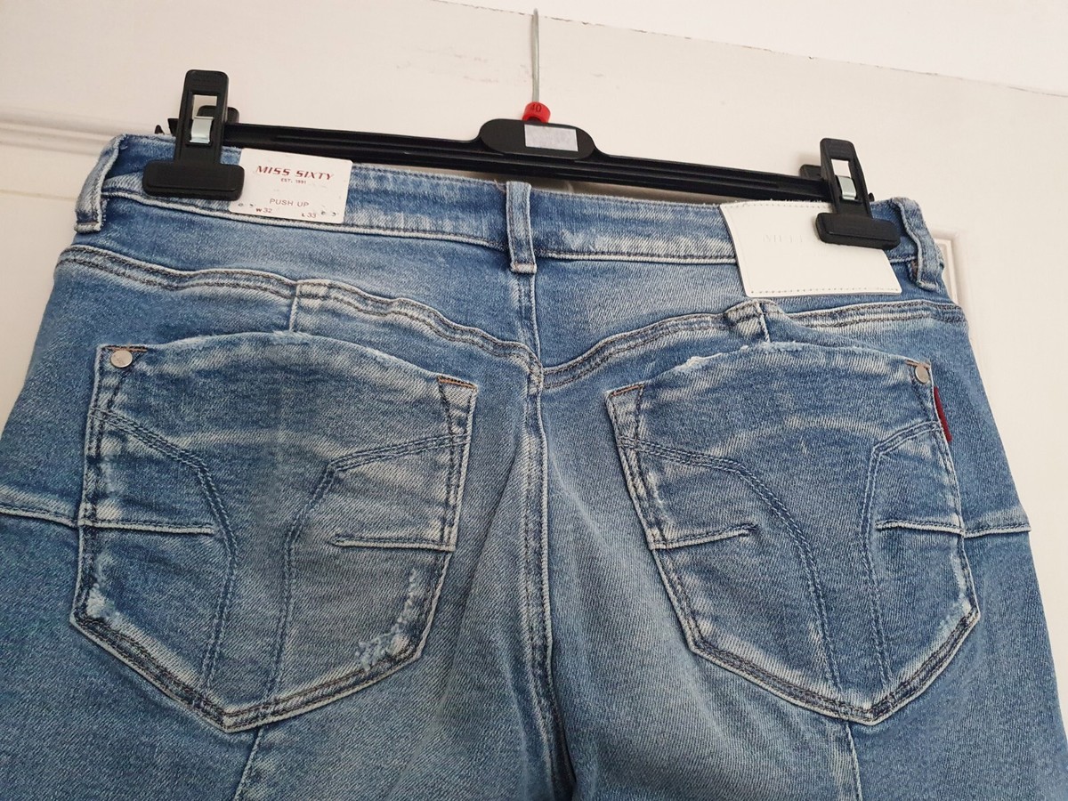 Miss Sixty MY MAGIC CROPPED Jeans Skinny Fit Size- W32 L33 UK