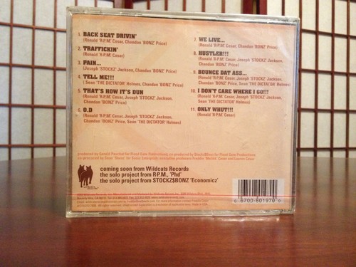 The Agony & Ecstasy of a Hustler's Life RPM, Stockz, and Bonz 2003 Track cd - Imagen 2 de 2