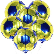 KatchOn Soccer Balloons for Soccer Party Decorations - 18 Inch Pack of 6 | So...