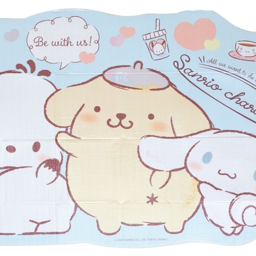 Sanrio Characters Cushion Place Mat Outdoor Pompompurin Cinnamoroll Pochacco New - Picture 3 of 12