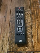 Genuine OEM Westinghouse B8080124-1 Remote Control TV Video Black Very Good