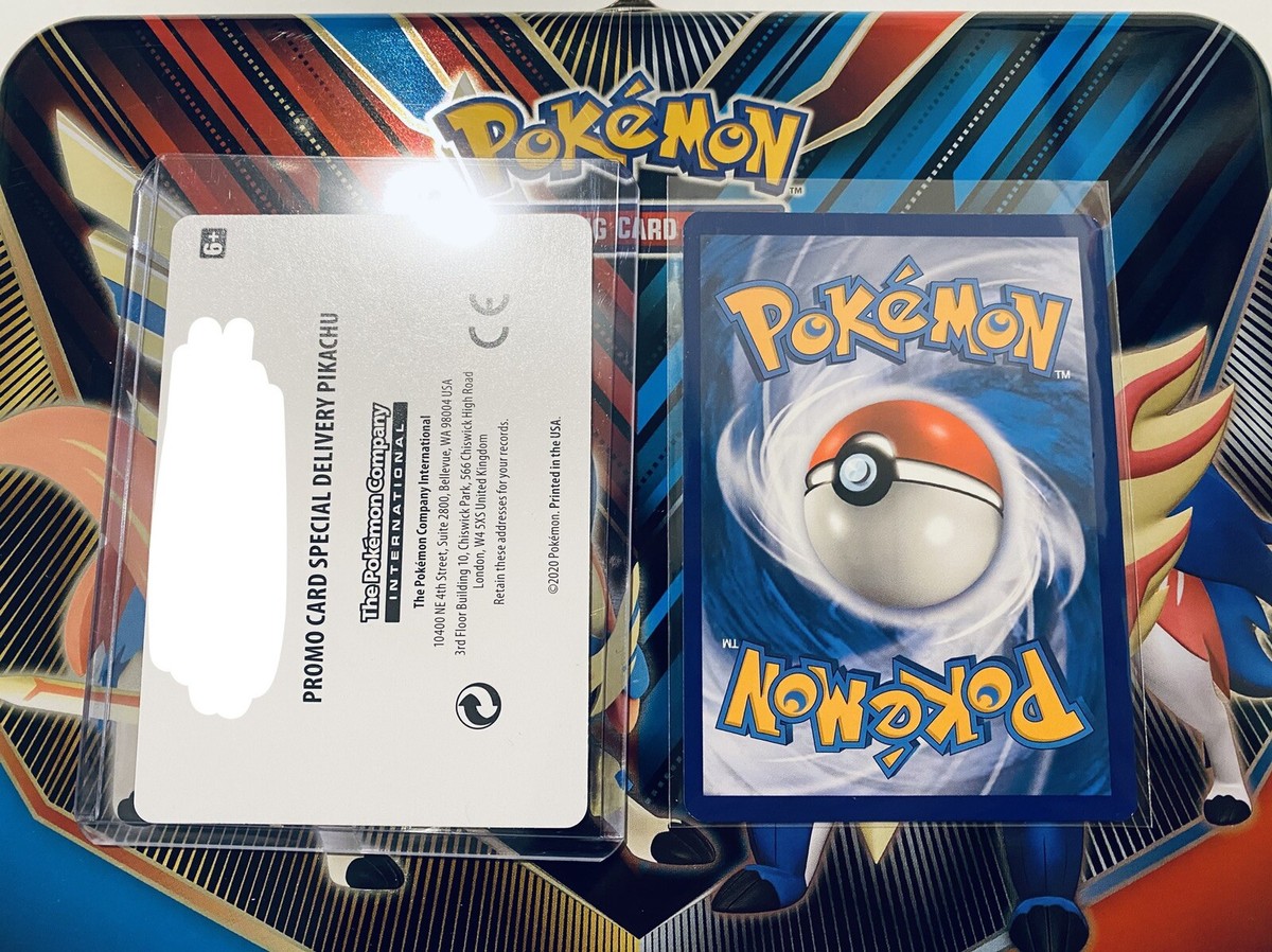 Special Delivery Pikachu Promo Card SWSH074 Pokemon Center RARE