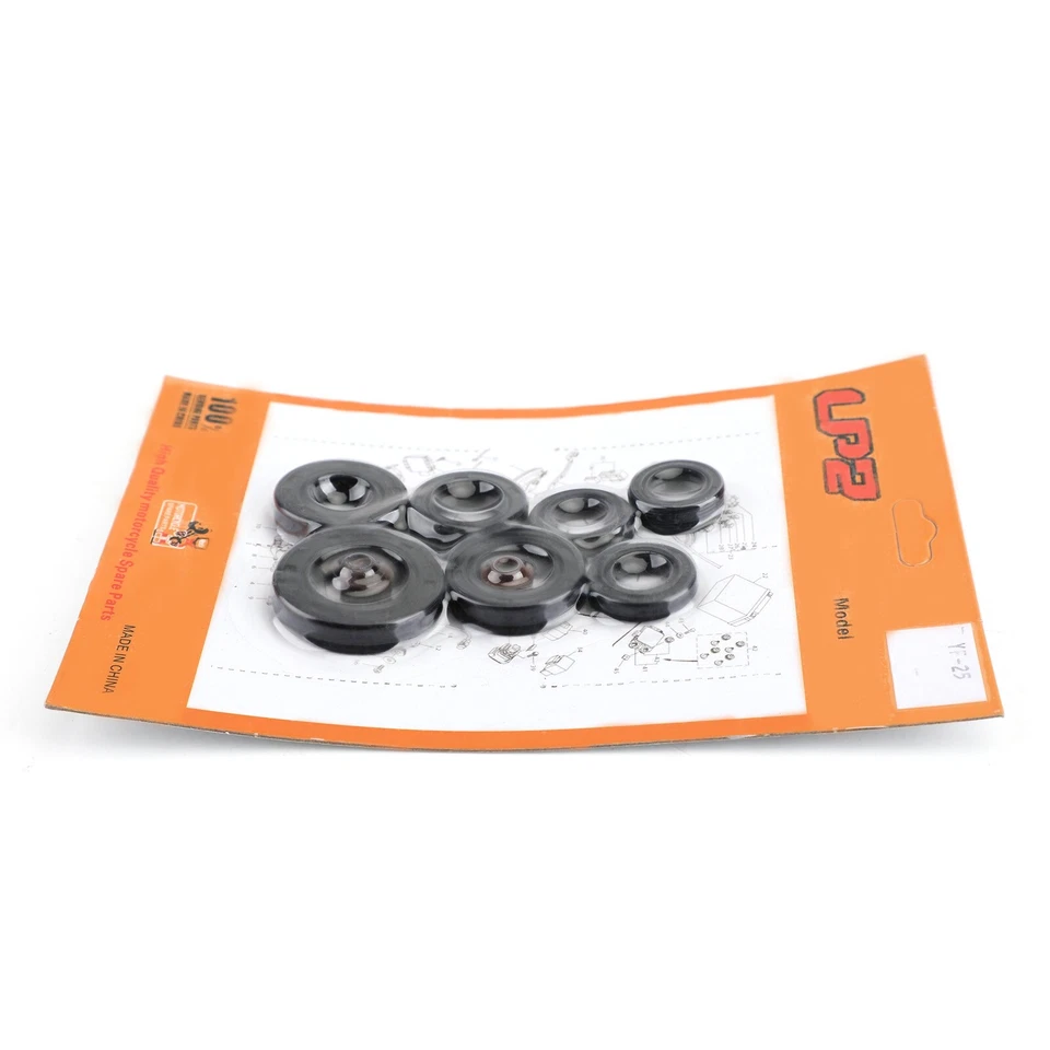 Kit completo de cárter con sello de aceite de motor 9 piezas para Honda XL185 XL185S XL200R 79-93 Foto 3 de 4