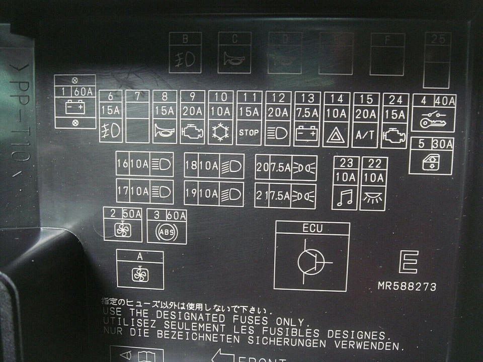 Chrysler Power Distribution Center Relay Box MR588530 Fits Sebring Stratus  D4 - Image 4 of 4