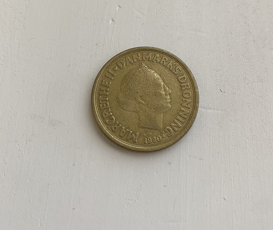 MARGRETHE II DANMARKS DRONNING 1990 20 KRONER DENMARK COIN eBay