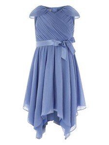 cornflower blue flower girl dresses