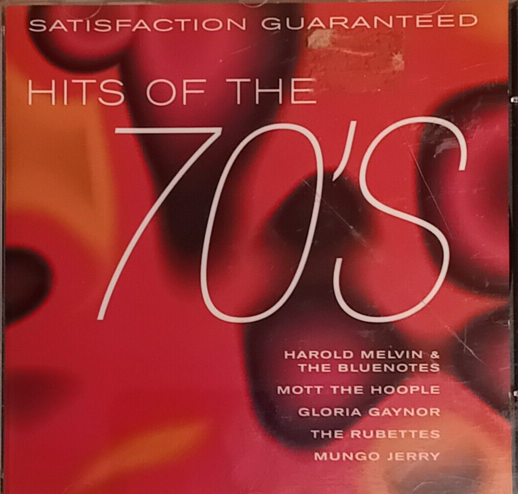 Hits of The 70's  Satisfaction  Music CD Album