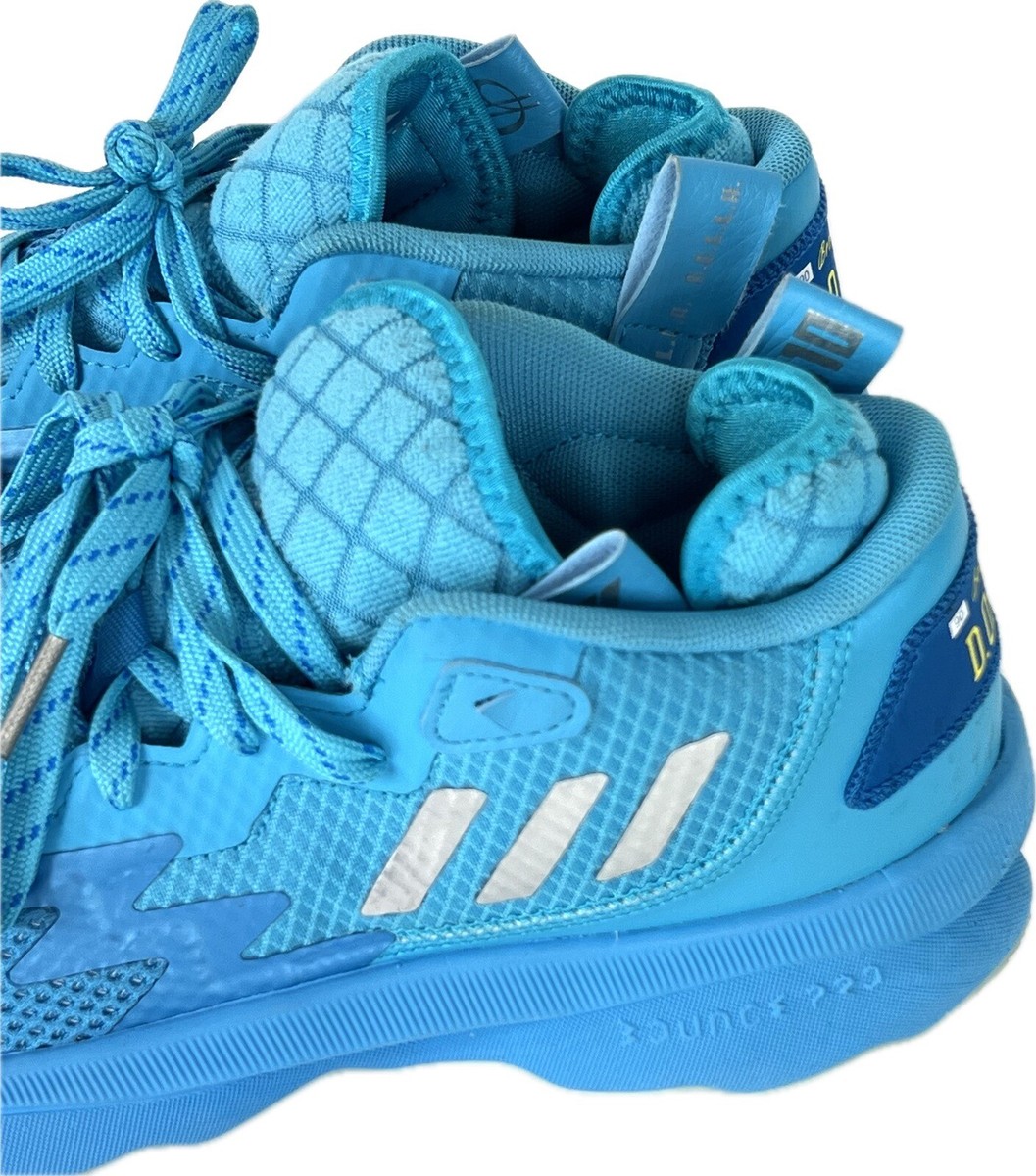 Adidas Dame 8 Young Dolla Mens Basketball Shoe Blue Silver Damian