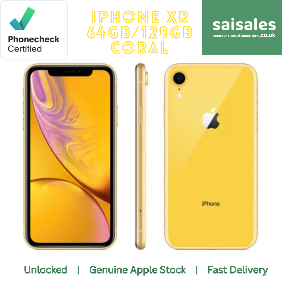 Apple iPhoneXR イエロー 128GB Apple iPhone XR, 128GB, Yellow - Fully Unlocked (Renewed): Amazon