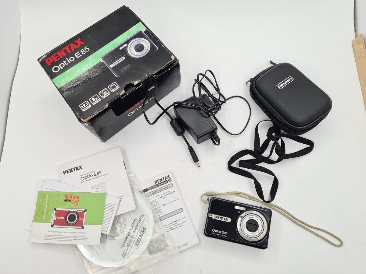 Pentax Optio E85 12.1 Megapixels 3x Optical Zoom Point and Pentax Optio E85 12.1 Megapixels 3x Optical Zoom Point and