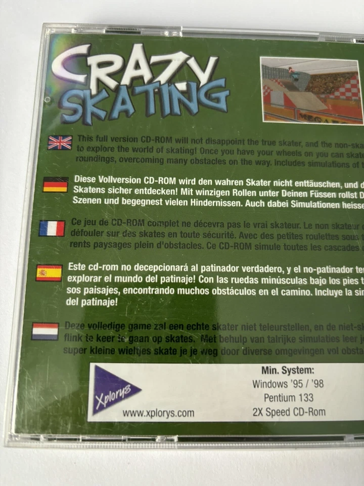 Crazy Skating PC CD-ROM Windows 95/98 Xplorys Games New And Sealed - Image 4 of 4