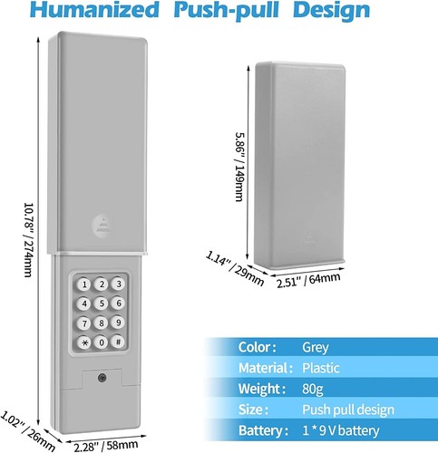 Universal Garage Door Wireless Keypad works with Most Brands - Picture 4 of 11