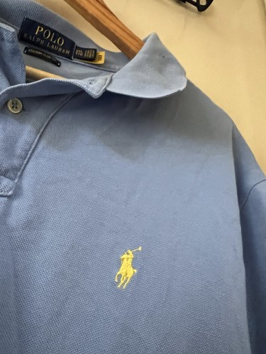 Polo Ralph Lauren Light Blue Custom Slim Fit 2XL Shirt-Comfy-Smart-Casual-Dapper - Picture 4 of 12