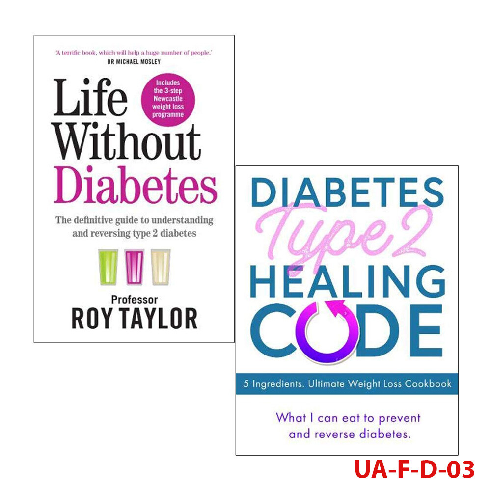 Life Without Diabetes,Diabetes Type 2 Healing Code 2 Books Collection Set NEW