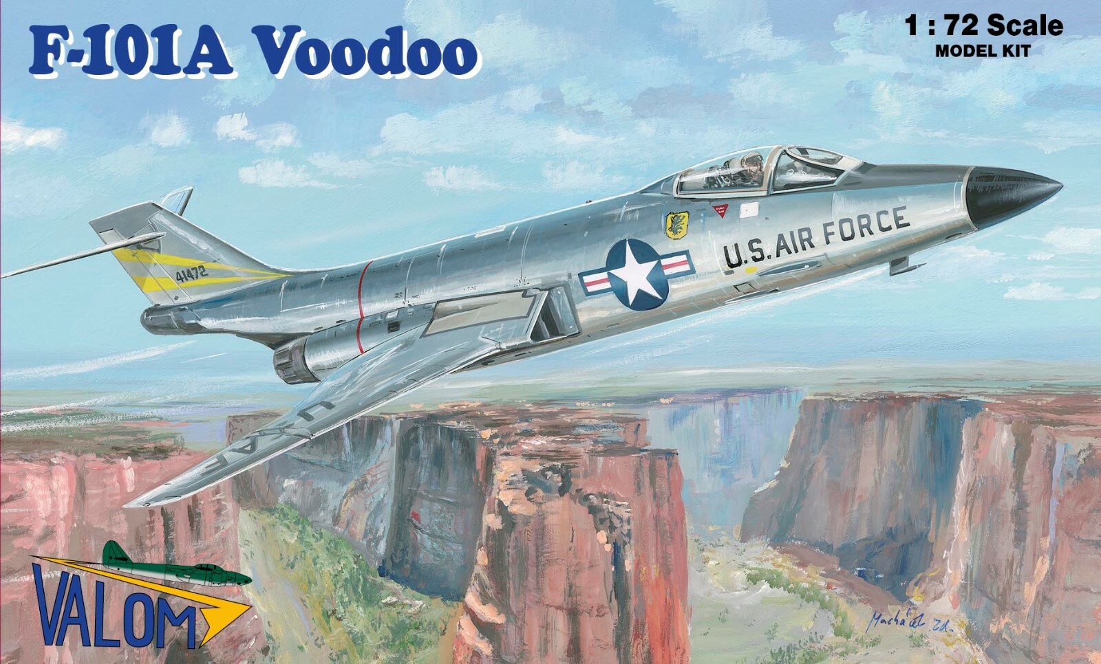 Valom Plastic model kit 72094   1:72nd scale F-101A Voodoo