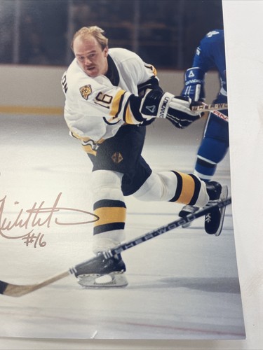 RICK MIDDLETON BOSTON BRUINS AUTO PHOTO 8X10 AUTOGRAPH SIGNED - Picture 5 of 9
