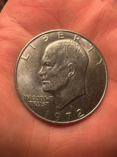 1972 EISENHOWER SILVER DOLLAR- Rare