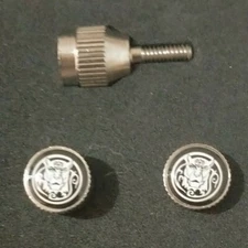 Saxophone Neck Screw Double Cap for Selmer soprano alto tenor baritone 3pcs NEW