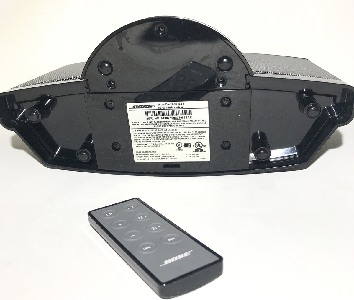 Bose SoundDock Series II Black Digital Music System Speaker Bose SoundDock Series II Black Digital Music System Speaker
