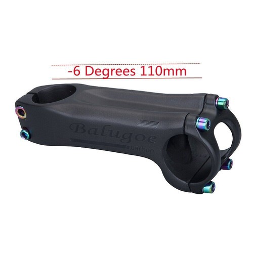 BALUGOE T1000 Carbon Fibre Road Bike& MTB Handlebar Stem -6/17° Fit 31.8mm Clamp - Picture 5 of 23