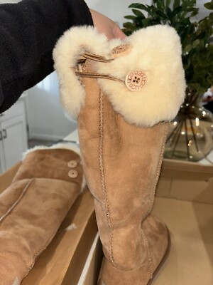 ☆【UGG】☆W Over the Knee Bailey Button Boots☆Chestnut☆ UGG | Shoes | Over The Knee Bailey Button Chestnut Uggs Size