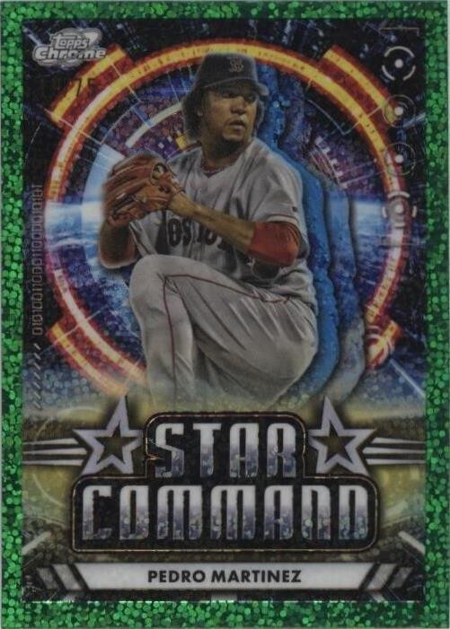 2024 Topps Cosmic Chrome - Star Command Pedro Martinez #SC-7 Green ...