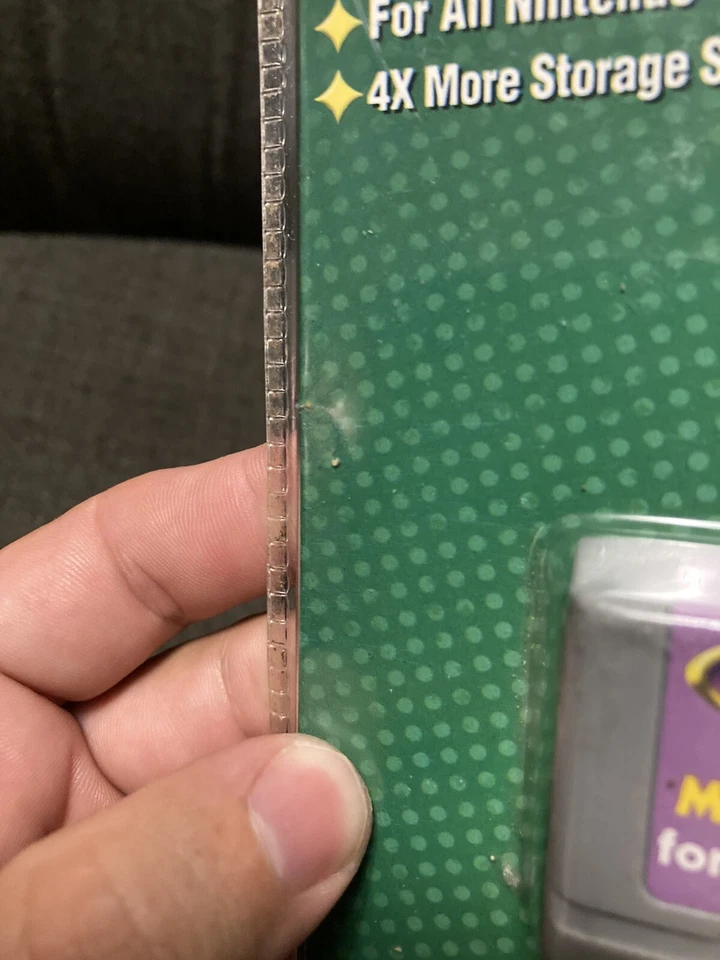 INTEC MEMORY CARD for Nintendo 64 4x-492 page - NEW & SEALED *Blemished* - Image 4 of 4