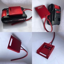 Einhell Ozito 18v Li-ion Battery Cable Connector Output Adapter Adaptor Plug DIY