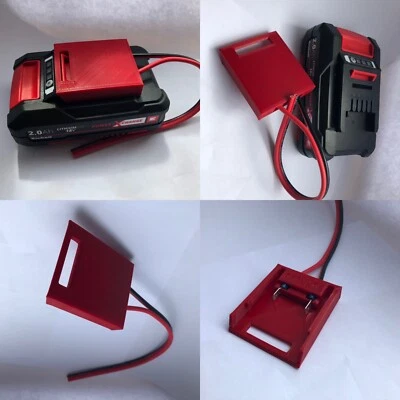 Einhell Ozito 18v Li-ion Battery Cable Connector Output Adapter Adaptor Plug DIY