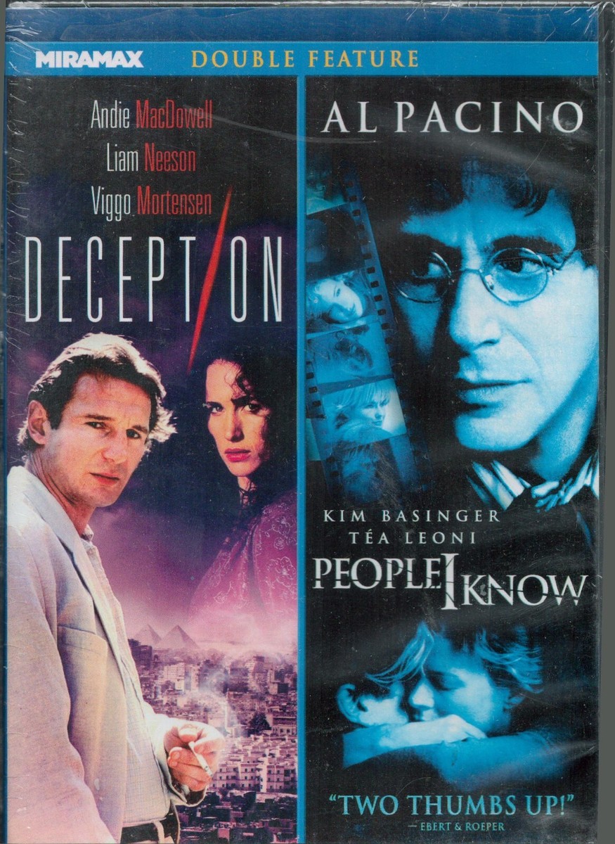 Deception/People I Know (DVD, 2011)