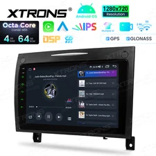 CarPlay 9" Android14 Octa Core 4+64GB Car Radio Stereo GPS for Benz SLK-R171 DSP