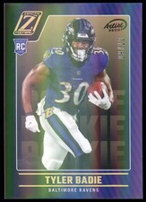 2022 Panini Zenith Football Artist Proof #179 Tyler Badie Rookie 09/10