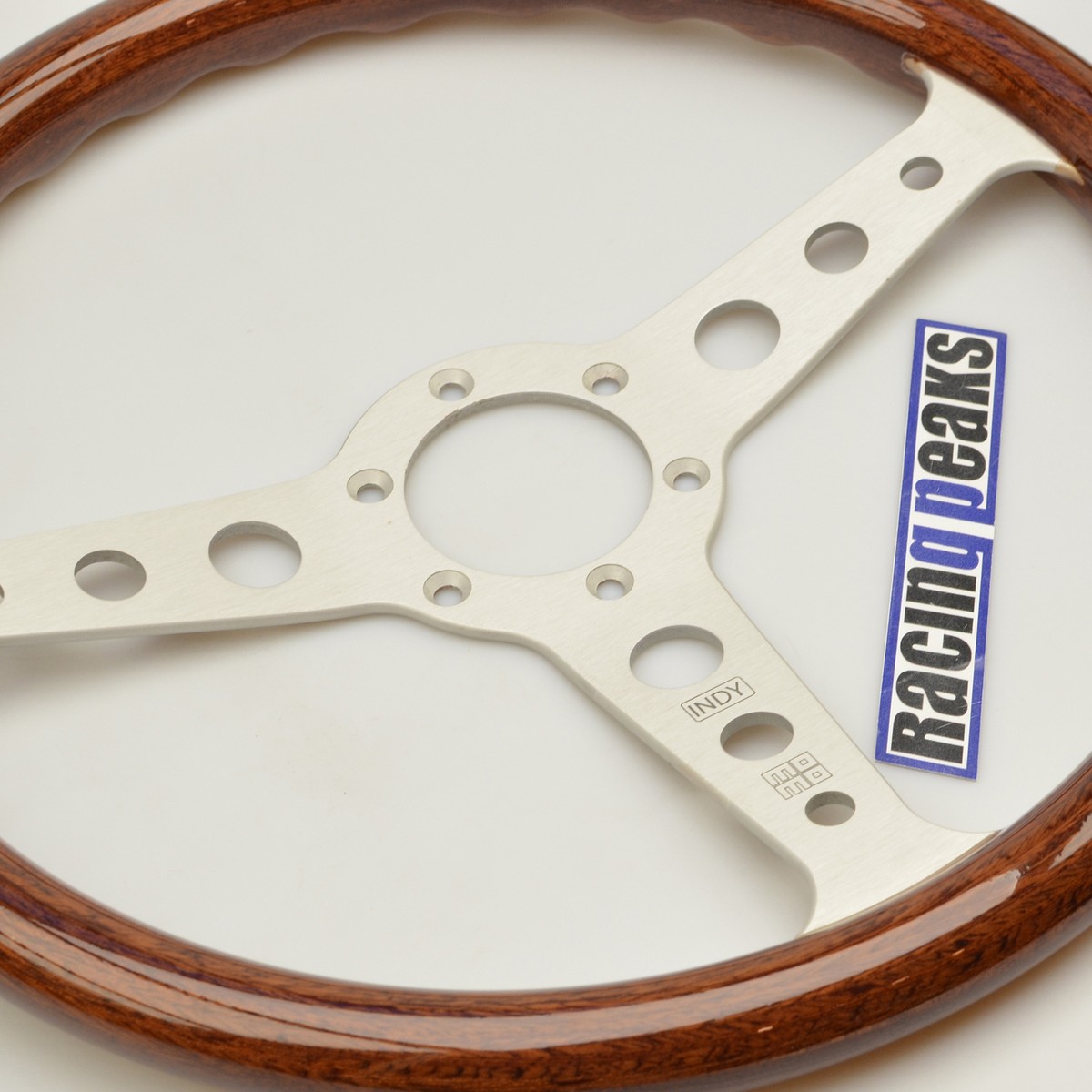 MOMO Indy Heritage steering wheel 350mm SILVER race sport MOMO Indy Heritage steering wheel 350mm SILVER race sport