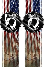 Pow Mia American Flag Camo Truck Bed Band Stripes Decal Sticker Graphics