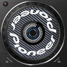 PIONEER CARBON FIBRE XDJ RX / RX2 JOG / SLIPMAT GRAPHICS / STICKERS - CDJ DJM