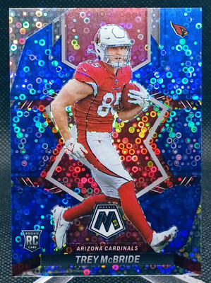 Trey McBride 2022 Panini Blue No Huddle Mosaic Rookie Card #331