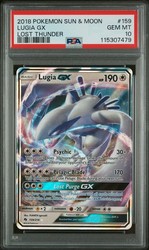 Lugia GX 159/214 Lost Thunder Ultra Rare Holo