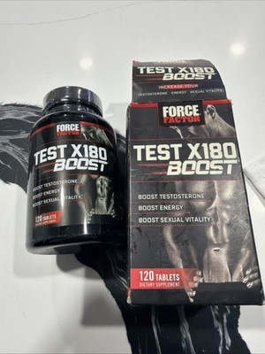 Test X180 Boost, 120 Tablets EXP  6/28 Force Factor