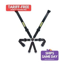Schroth SR 91152PD O-6, Kit Black 6Pt Harness Profi 2X2 Pull-Down Lap Performanc