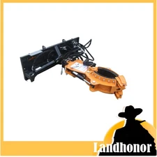 Landhonor Skid Steerx Three Finger Rock & Log Grapple Attachment Scraper