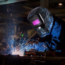 Solar Welder Helmet True Color Auto-Darkening Welding Helmet ARC TIG MIG Weld